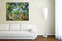 Reprodukcie Cézanne - Bathing zs10175