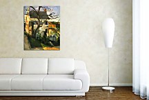 Obrazy Cézanne - The House and the Tree zs10180