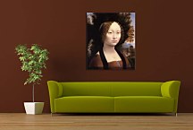 Reprodukcie Leonardo da Vinci - Ginevra Benci  zs10187
