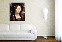 Reprodukcie Leonardo da Vinci - Ginevra Benci  zs10187