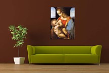 Obraz Leonardo da Vinci - Madonna Litta zs10190