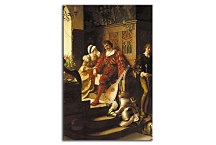  Edmund Blair Leighton reprodukcie - Duty  zs10216