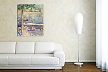 Reprodukcie Edvard Munch - View over the River at St.Cloud zs10223