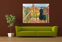 Obrazy Reprodukcie Edvard Munch - Rain zs10226