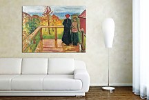 Obrazy Reprodukcie Edvard Munch - Rain zs10226