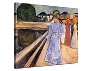 Edvard Munch Reprodukcie - Woman on the Bridge zs10228