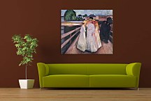 Obrazy Edvard Munch - The Ladies on the Bridge zs10229