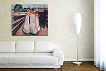 Obrazy Edvard Munch - The Ladies on the Bridge zs10229