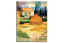 Paul Gauguin Reprodukcie - Landscape near Arles  zs10234