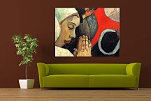 Reprodukcie Paul Gauguin - The Vision after the Sermon (fragment) zs10241