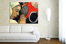 Reprodukcie Paul Gauguin - The Vision after the Sermon (fragment) zs10241