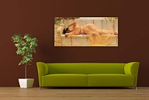 John William Godward - Girl in Yellow Drapery zs10242