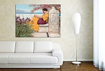 Obrazy J.W.Godward - Under the Blossom that Hangs on the Bough zs10248