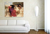 Obrazy John William Godward - The Old, Old Story zs10250