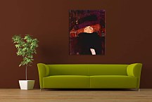 Klimt obraz - Lady with Hat and Featherboa zs10255