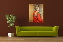 Henri de Toulouse-Lautrec Girl in a fur Obraz zs10262