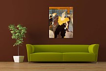 Obrazy Henri de Toulouse-Lautrec - Cha-U-Kao w Moulin Rouge zs10264