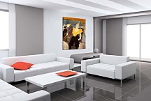 Obrazy Henri de Toulouse-Lautrec - Cha-U-Kao w Moulin Rouge zs10264