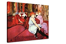 Reprodukcie Henri de Toulouse-Lautrec - V salóne pri rue des Moulins zs10266
