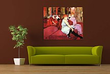 Reprodukcie Henri de Toulouse-Lautrec - V salóne pri rue des Moulins zs10266