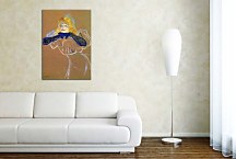 Reprodukcie Henri de Toulouse-Lautrec - Yvette Guibert singing zs10270