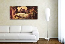 Frederic Leighton Obraz - Hercules Wrestling with Death for the Body of Alcestis zs10277