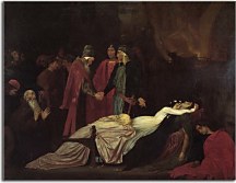 The Reconciliation of the Montagues and Capulets over the Dead Bodies of Romeo and Juliet - Obraz zs10281
