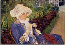 Reprodukcie Obrazy Mary Cassatt - The Garden zs10310