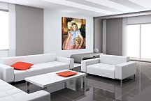 Mary Cassatt Reprodukcie - Sara in a large Flowered Hat zs10311