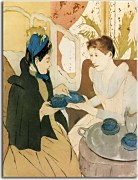 Mary Cassatt Obrazy - Afternoon Tea Party zs10312