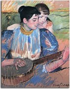 Reprodukcie Mary Cassatt - Banjo Lesson zs10313
