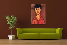 Amedeo Modigliani Reprodukcie - Head of a Young Girl zs10321