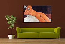 Obraz Amedeo Modigliani - Nude at Necklace  zs10325