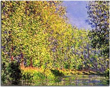 Obrazy Monet - A bend of the Epte Giverny zs10328
