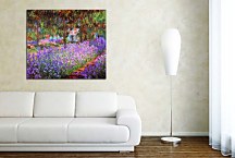 Reprodukcie Claude Monet - The artists garden at Giverny