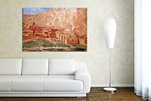 Picasso  Reprodukcia - Landscape of Gósol zs10337