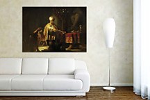 Daniel and Cyrus before the Idol Bel zs10360 - Reprodukcia Rembrandt 
