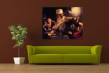 Belsazar catches sight of the writing on the wall - Obraz Rembrandt zs10363