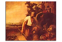 Obraz Rembrandt - Allegory of the treasure seekers zs10364