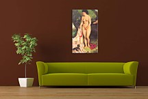 Bather with a Terrier Obraz zs10368