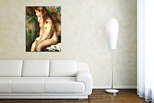 Auguste Renoir - Bathing Obraz  zs10369