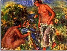 Auguste Renoir - Bathing women Obraz  zs10371