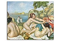 Auguste Renoir - Three bathing girls with crab Obraz zs10374