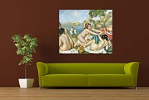 Auguste Renoir - Three bathing girls with crab Obraz zs10374