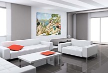 Auguste Renoir - Three bathing girls with crab Obraz zs10374