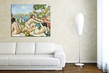 Auguste Renoir - Three bathing girls with crab Obraz zs10374