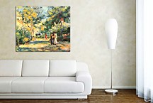 Figures in the garden Obraz  Renoir zs10375