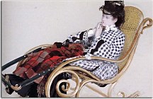 Obraz James Tissot - Young woman in a rocking chair  zs10376