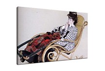 Obraz James Tissot - Young woman in a rocking chair  zs10376