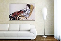 Obraz James Tissot - Young woman in a rocking chair  zs10376